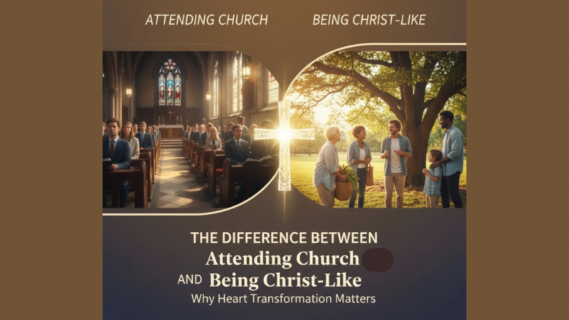 The Difference Between Attending Church and Being Christ-Like
